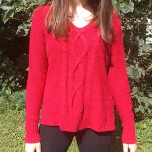 Warm Red Sweater